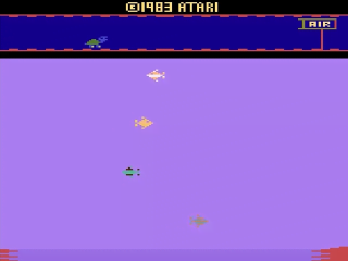 Venture title screen for Atari 2600